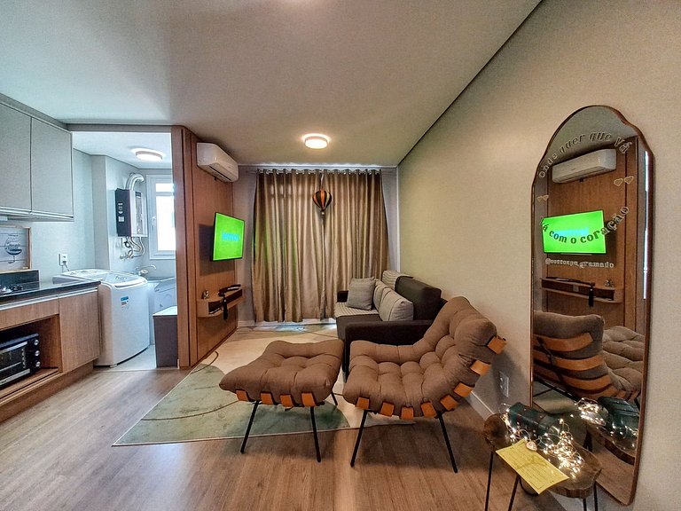 Aire 107C Apto Super Decorado em Gramado
