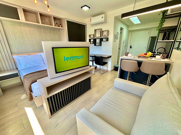 Connect 203 - Hermoso estudio cerca de la PUC