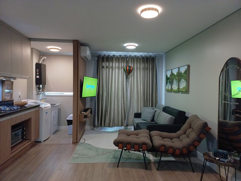 Aire 107C Apartamento Super decorado em Gramado