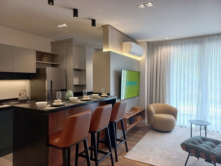 Blume 24 Modern Apartment in Downtown Gramado