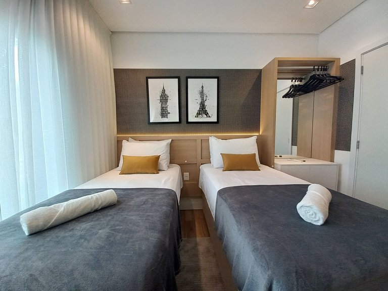 Blume 24 Modern Apartment in Downtown Gramado