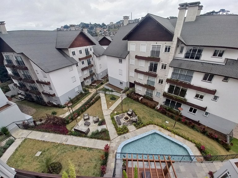 Aire 304B Conforto e Piscina Aquecida em Gramado